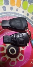 Funda para mando a distancia de 3 botones, repuesto para Mercedes Benz Clase C E ML, alarma, w203 w211 w204 #278635