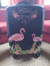 HMUNII-cubierta protectora para maletas con diseño de mapa del mundo, funda protectora para equipaje con Trolley para hombre y mujer, funda elástica para maleta