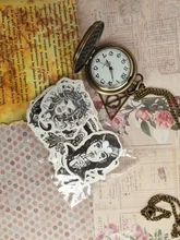 10/50 unids/pack negro blanco de estilo gótico Horror Thriller pegatinas bien Pegatina DIY portátil monopatín guitarra coche etiquetas de la etiqueta engomada