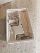 Potente cortadora de pelo para bebé, afeitadora de masaje eléctrica recargable para chico supersilencioso, herramienta de peluquería eléctrica impermeable