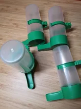 Alimentador de aves, bebedero para mascotas, Clip para equipo agrícola, tamaño: M, 4 unids/lote