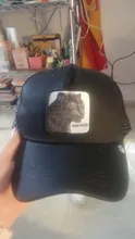 Gorra de malla con estampado de pantera para hombre y mujer, gorro de béisbol con estampado de Anime, Gorilla King, gorra de camionero negra, sombrero de papá, Snapback de red