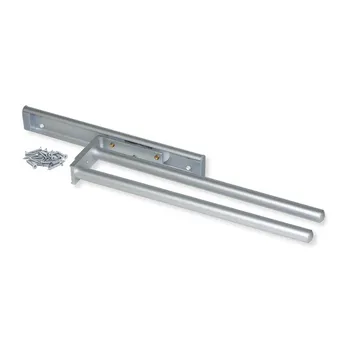 Towel rack extendable Emuca with 2 arms long 310 mm anodized aluminum matte 
Towel rack extendable Emuca with 2 arms long 310 mm anodized aluminum matte