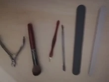 Conjunto de herramientas para manicura, tira de pulido, limas de uñas, Tijera para piel muerta, tenedor con piel muerta, removedor de manicura