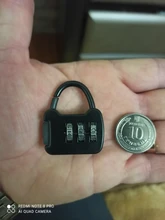Candado con contraseña de combinación de código de 3 dígitos, Mini estuche de equipaje de viaje portátil, candado con cierre de seguridad, mochila con cierre de Zinc