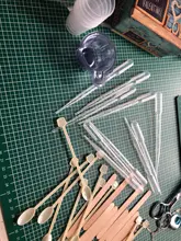 JAVRICK-Herramienta de fabricación de joyas de Moldes de resina epoxi, Kit con agitadores, gotero, cucharas y tazas