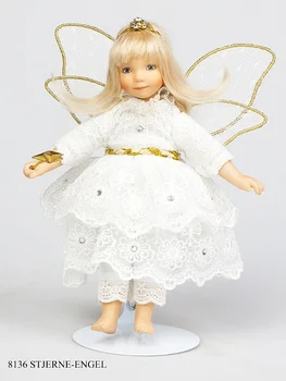 

Doll porcelain angel with magic wand, Star, 18 cm 18 cm
