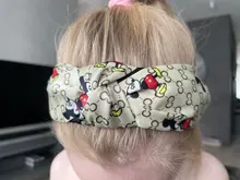 Diadema de dibujos animados con lazo de Mickey, diadema de pelo de ala ancha a la moda, horquilla de alta gama, accesorios para el cabello, diadema para niña