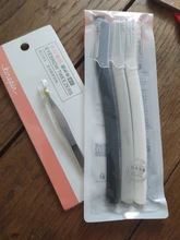 Afeitadora de cejas multiusos para hombre y mujer, 3 uds., cuchilla importada de Japón, afeitadora para cejas, Cuchilla de recorte de depilación