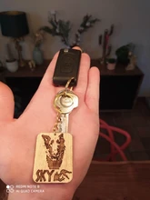 20 unids/lote llavero con 7 colores plateados 50mm de largo con división redonda llaveros al por mayor