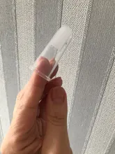 Cepillo de dientes con caja para dedos de bebé, cepillo de limpieza de goma suave de silicona para niños, masaje transparente, cuidado Dental