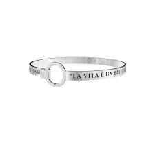 731470 Woman Bracelet Kidult vasco collection "LIFE IS A THRILL THAT FLIES AWAY.
731470 Woman Bracelet Kidult vasco collection "LIFE IS A THRILL THAT FLIES AWAY.