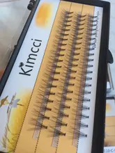 Kimcci de 60 uds maquillaje profesional cúmulo Individual pestañas injerto falsas pestañas con envío gratis