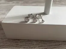 ROXI 3 unids/set cristales broche geométrico pendientes para las mujeres pequeña estrella ronda Piercings pendiente de la joyería de la plata esterlina 925 Oorbellen