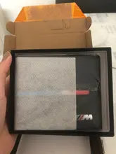 KUNBABY-cartera de piel sintética con logotipo M, 1 Uds., color negro o café, envío gratis