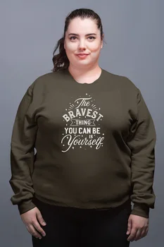 Angemiel Wear The Bravest Green Women Sweatshirts
Angemiel Wear The Bravest Green Women Sweatshirts