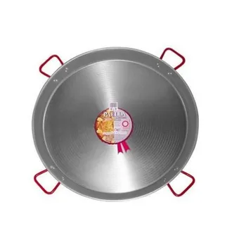 PAELLERA 50 servings 4 handles 090CM polished iron IDEAL
PAELLERA 50 servings 4 handles 090CM polished iron IDEAL