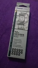14 unids/pack pluma de dibujo Ultra fina línea tinta para marcador negro dibujo pluma 6H 4H 2H HB B 2B 3B 4 B 5B 6B 7B 8B 10B 12B arte marcador lápiz
