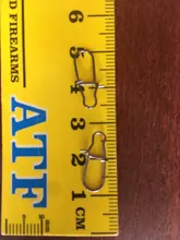 Conector de pesca de acero inoxidable, 50 Uds., Clip de bloqueo rápido, anillos giratorios a presión, broches de seguridad, herramienta de gancho de pesca