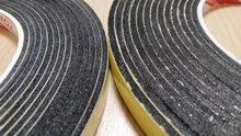 Rubber-Tape Sponge Foam Strong-Adhesion Thick Black EVA 10mm-100mm-Width Anti-Collision-Seal-Strip