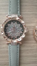 Las mujeres cielo estrellado cielo reloj de lujo de oro rosa diamante Relojes de Cuero ocasionales de las señoras banda de cuarzo reloj de pulsera mujer reloj zegarek damski