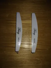 Archivo de clavo de doble lado de la lima de uñas Buffer 100/180 Trimmer de búfer en el arte de uñas Ongle de uñas arte herramienta