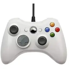 Gamepad for Xbox 360 wired White (White), black, GamePad for games, USB 2.0, joystick for video games/game controller/xbox
Gamepad for Xbox 360 wired White (White), black, GamePad for games, USB 2.0, joystick for video games/game controller/xbox