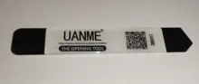 5 unids/lote UANME pantalla LCD teléfono herramientas de apertura de hoja de acero inoxidable suave delgada palanca Spudger para iPhone/iPad/iPod