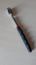 Captador magnético telescópico ajustable, mango extensible de largo alcance, herramienta práctica para recoger tuercas/perno/tornillos, varilla de succión