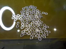 50 Uds. De abalorios de eslabones Infinity, conectores con forma de símbolo de 12x5mm, colgantes de Color plateado Bronce Antiguo, joyería tibetana