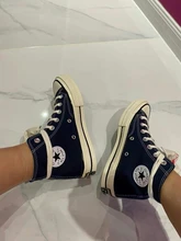 Primavera nueva grueso zapatillas de deporte zapatos de los hombres zapatos vulcanizados zapatos de lona impermeable de los hombres ocasionales zapatillas de deporte par Unisex más de 35-45 Tenis Fila