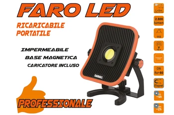 Projector headlight Led Flood Professional 30W rechargeable and Cable 5 meters Dual System magnetic Base removable battery uses
Projector headlight Led Flood Professional 30W rechargeable and Cable 5 meters Dual System magnetic Base removable battery uses