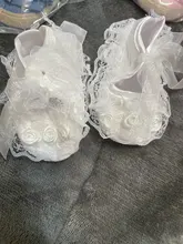 Zapatos de encaje Floral para niña, zapatos de princesa para bebé, primeros pasos, fiesta