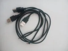 Cable USB de 50CM y 100CM conector para línea de LED, 2 pines, Conector de Cable de conexión de alimentación para cinta de LED DC5V de Color único
