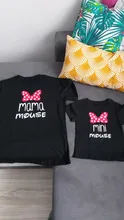 Ropa para madre e hija, camisetas familiares, moda para niña bebé, playeras de algodón para mamá y niño, prendas para madres