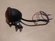 Newess-luz trasera de freno para motocicleta, lámpara LED roja de 12V, ajustable, estilo Cafe Racer, para Chopper
