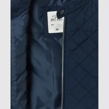 Quilted baby vest navy blue 
Quilted baby vest navy blue