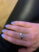 Anillos ajustables de Plata de Ley 925 para mujer, joyería de fiesta, regalo de aniversario, venta al por mayor