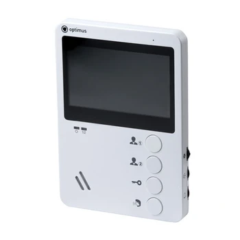 Монитор видеодомофона Optimus VM-E4. Экран: 4.3’’, PAL/NTSC, до 2 панелей, встроенный БП, механические кнопки, цвет: белый
Монитор видеодомофона Optimus VM-E4. Экран: 4.3’’, PAL/NTSC, до 2 панелей, встроенный БП, механические кнопки, цвет: белый