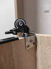 4 Uds muebles ruedas suave giratorio de goma rueda bastante de ruedas para Carro de bebé ruedas para cama hogar accesorio