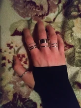 Conjunto de anillos minimalistas de plata y oro para mujer, sortija de nudillo con cristal geométrico Punk, joyería para dedos 2019