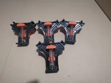 Abrazadera de ángulo recto para carpintería, clips de fijación de 90 grados en material de plástico para el refuerzo de gabinete y la conexión de reparación de muebles