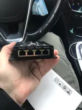 IEEE802.3af-extensor PoE de 4 puertos para cámara IP, extensor de 120m de distancia de transmisión con puertos LAN de 10/100M, novedad