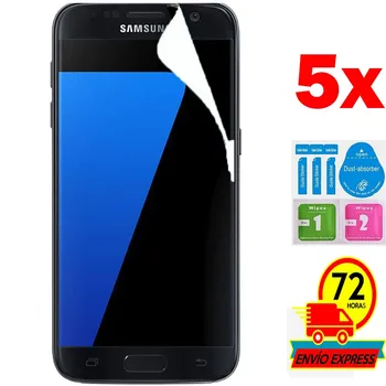 5x Protector It is Screen Sheet Film for for Samsung GALAXY S7 G930F (NOT It is TEMPERED GLASS GLASS) KIT
5x Protector It is Screen Sheet Film for for Samsung GALAXY S7 G930F (NOT It is TEMPERED GLASS GLASS) KIT