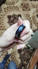 Anillo de carburo de tungsteno azul para hombre y mujer, sortija clásica de fibra de carbono con diseño de dragón azul, para bodas y parejas
