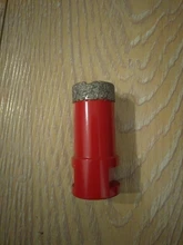 SHDIATOOL 1 pieza de brocas de perforación de diamante soldadas al vacío azulejo de porcelana M14 brocas de conexión mármol , piedra , sierra de masonryHole