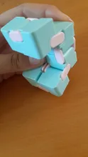Rompecabezas cuadrado de cubo mágico infinito para niños y adultos, juguete de descompresión para aliviar el estrés, juego de mano divertido, laberinto de cuatro esquinas