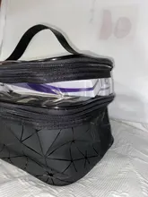 Bolsa de maquillaje transparente multifunción para viaje, organizador de artículos de tocador con diamantes de moda, resistente al agua, almacenamiento de maquillaje para mujer