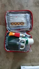 Estuche para botiquín de primeros auxilios Mini portátil al aire libre viaje, medicina, paquete Kit de emergencia de bolsas pequeñas de la medicina organizador divisor de almacenamiento