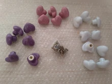 NAIERDI-perilla cerámica para gabinete de habitación de niños, tirador de armario con diseño de dibujos animados, luna y estrella, manijas para puerta de jardín